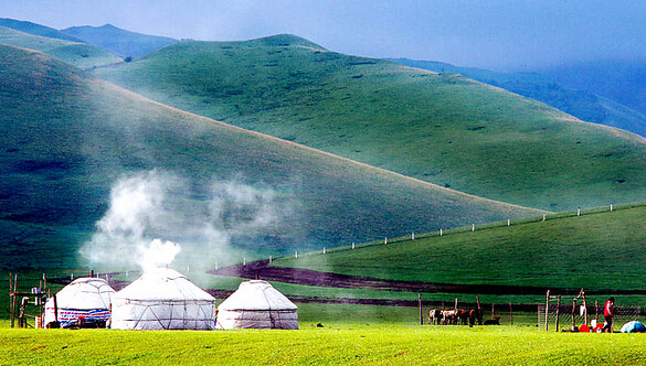 【长沙到内蒙古旅游】 希拉穆仁大草原、库布其沙漠、塞外青城四日游